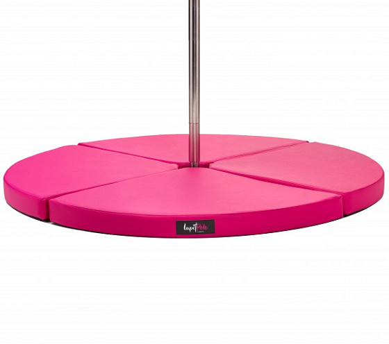 Lupit crash mat round Standard, pink, D 1500mm T 80mm