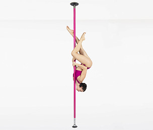 Lupit pole Diamond G2, quick lock, pink, 45mm