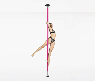 Lupit pole Classic G2 quick lock, pink, 45mm