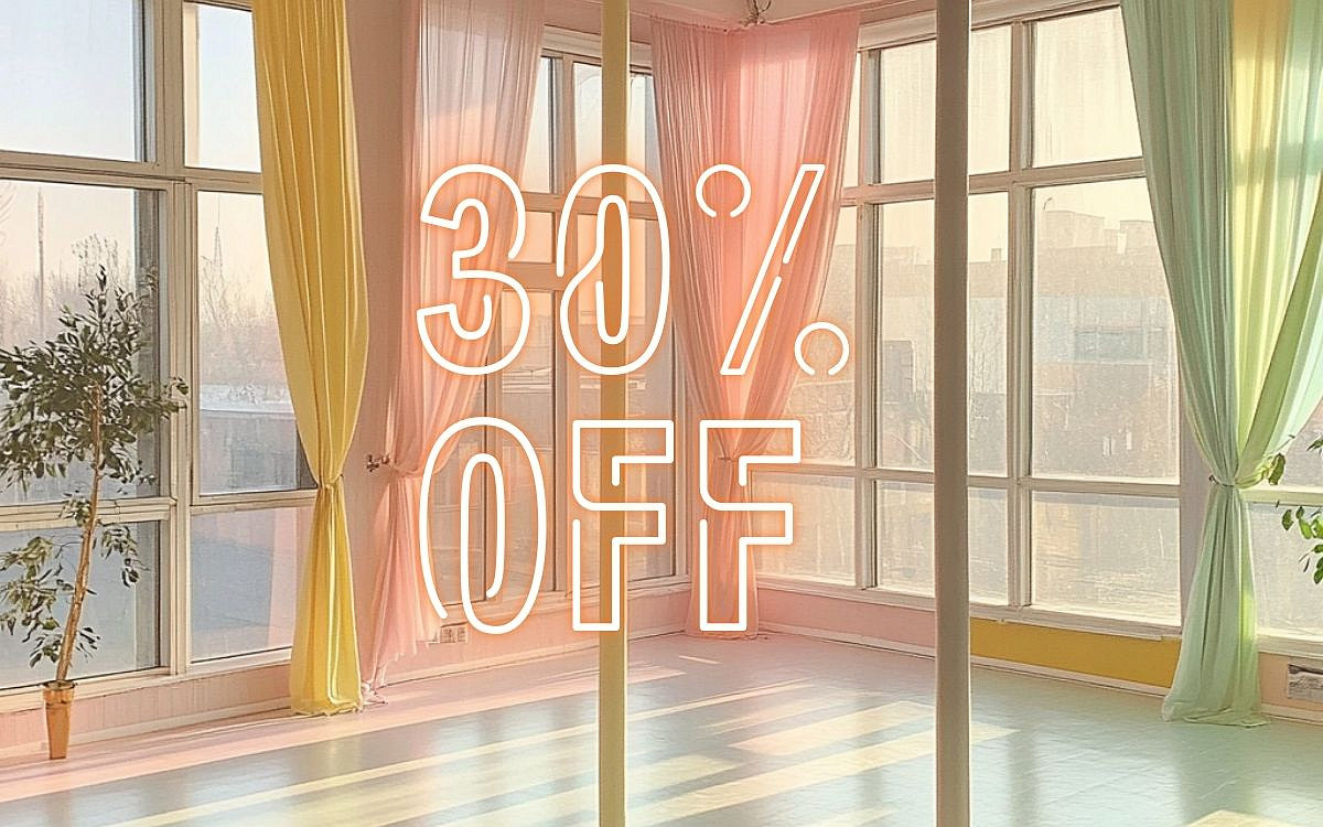 30% Off to start or upgrade your studio!